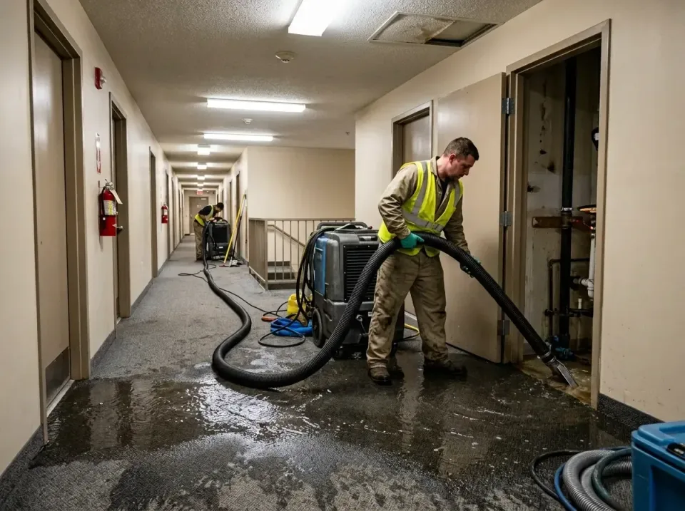 multi-unit-apartment-hallway-f-005 — frequently asked questions, Emergency Burst Pipe Water Extraction & Removal in Royal Ku…